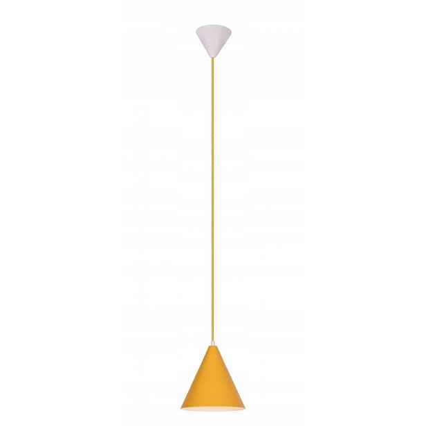 Závěsná lampa žlutá 1x40W E27 Voss Ledea