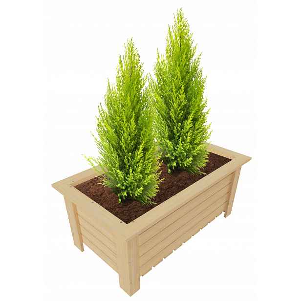 Dřevěný květináč 70x40x30 zahradní květiny D2s