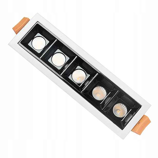 Panelová Led lampa pod omítku 10W Černobílá