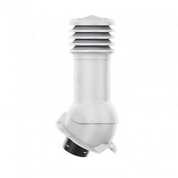 Větrací komín HiVent fi150 mm pro trapézový plech, profil T35, šedý