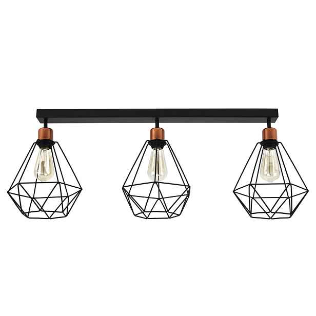Lampa Stropní Svítidlo Loft Edison z drátu 718-A3