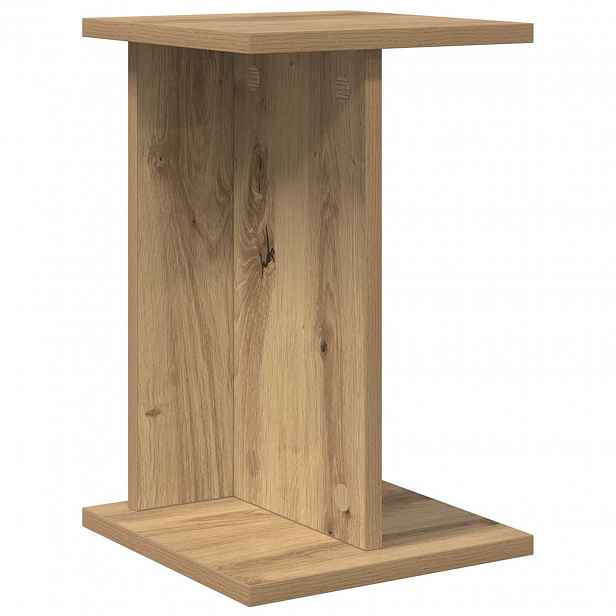 vidaXL Stojan na rostliny Dub artisan 25 x 25,5 x 40,5 cm