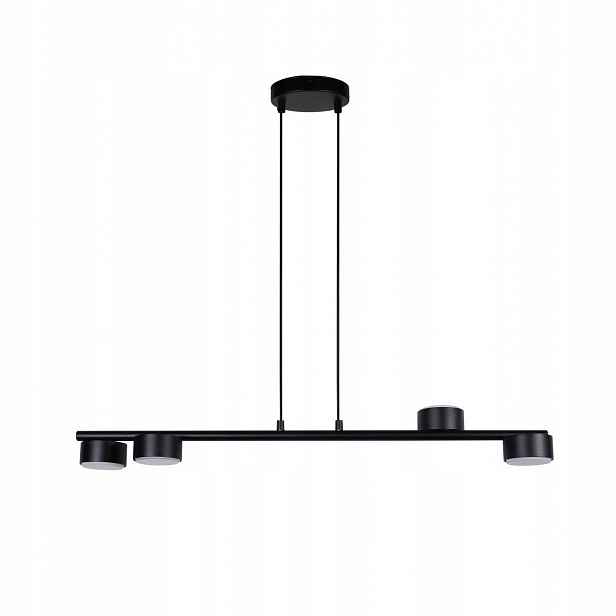 Závěsná lampa Lustr Stropní Svítidlo Černá 4xGX53 Nastavitelná 120 cm Sigma Lighting