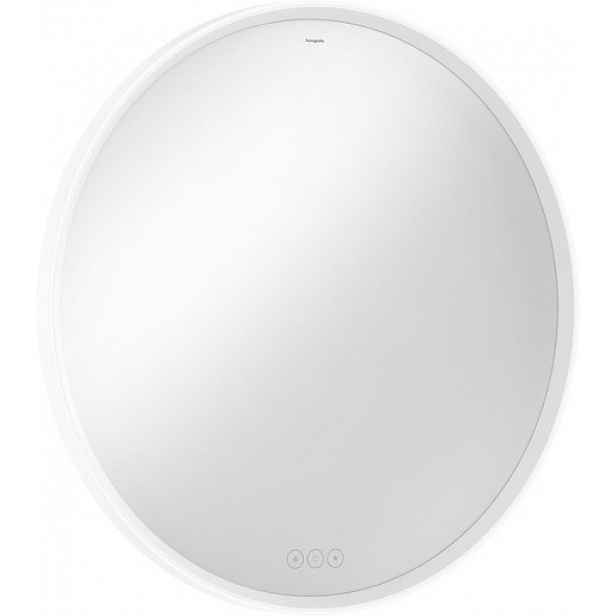 Led zrcadlo s dotykovým senzorem Hansgrohe Xarita S 90x90 cm bílá matná 54981700