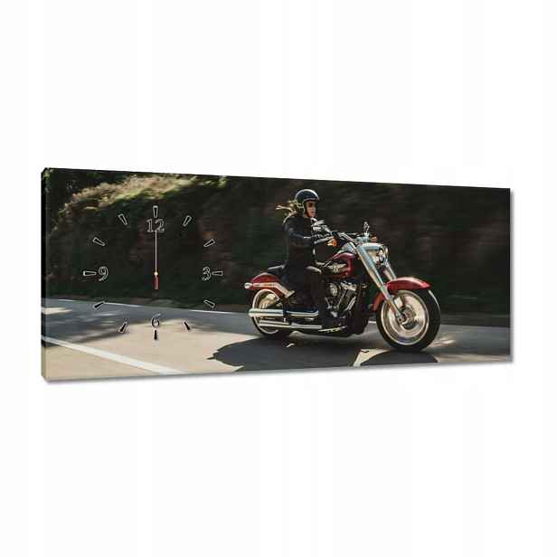 Hodiny 100x40 Harley Davidson Motocykl