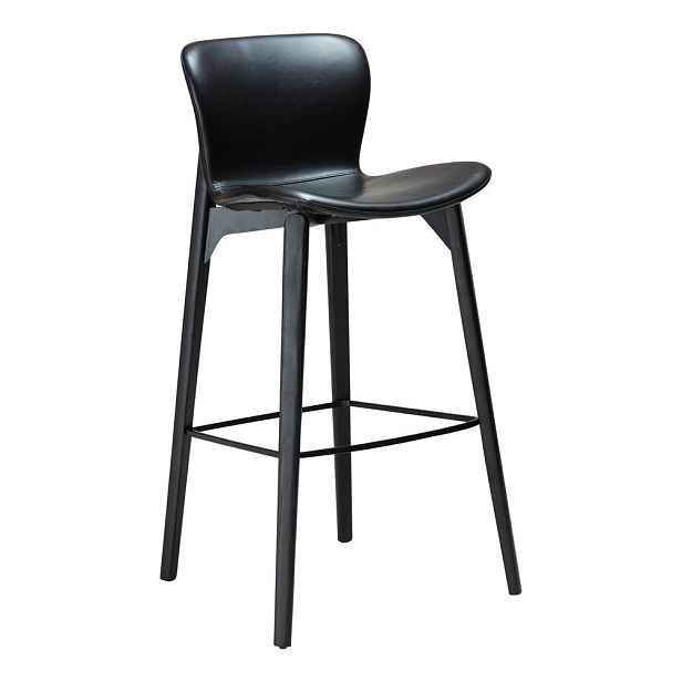 Černá barová židle (výška sedáku 68 cm) Paragon – DAN-FORM Denmark