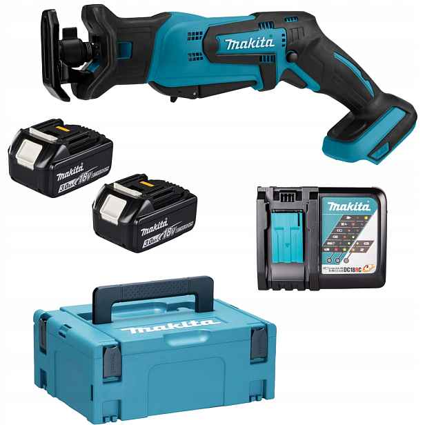 Pila ocaska Makita DJR183RFJ Lxt 18V 2x3Ah 3000 zdvih/min 50 mm kufr