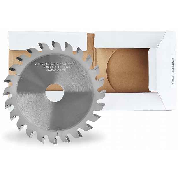 Trapézový Podřezávač 125×4.3/3.1×20 24z Pro Dřevotřískové Desky Mdf, Hdf Laminát