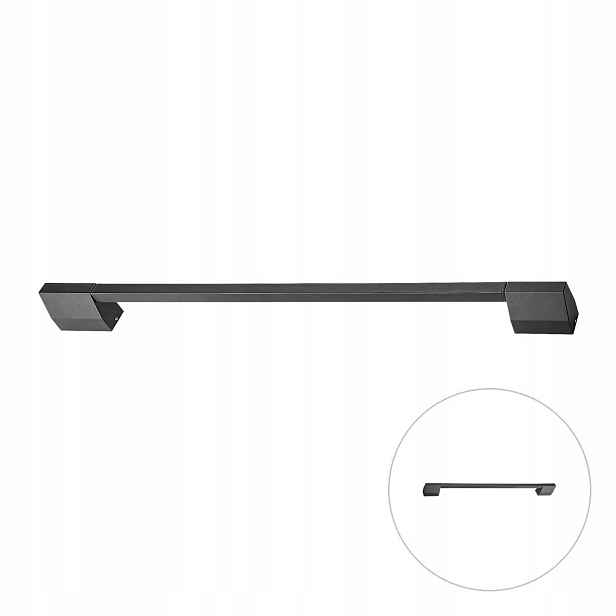 Zahradní nástěnné svítidlo na omítku černé Led 8W 3000K IP54 60cm Zilina Rabalux