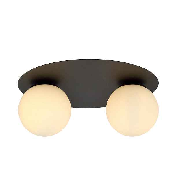 Stropní Svítidlo Emibig Solar 2xE14 Černá/Bílá 19x43 cm 10W IP20