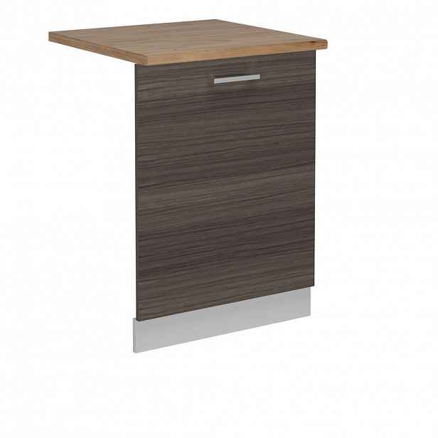 Vicco ČELNÍ PANEL MYČKY R-Line Ušlechtilá šedá 60 cm , PD Dub