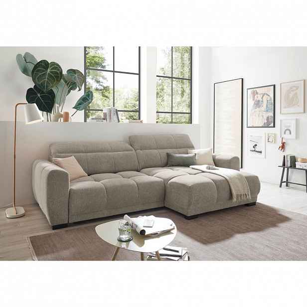 Livetastic ROHOVÁ SEDAČKA, textil, pískové barvy