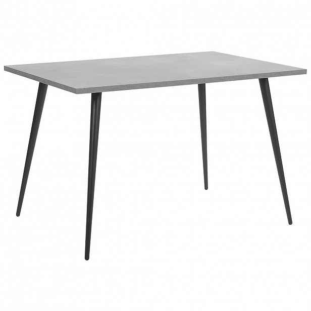 Beliani JÍDELNÍ STŮL 120/80/76 cm Světle šedý Obdélníkový Santiago