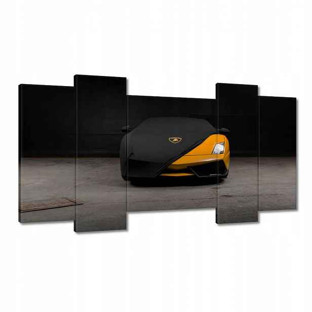 Obrazy 120x65 Oranžové auto