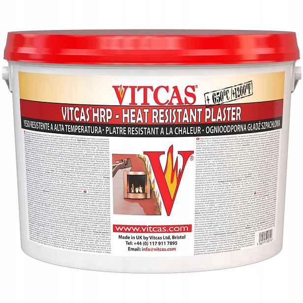 Ohnivzdorná stěrková stěrka Vitcas Hrp 10 kg