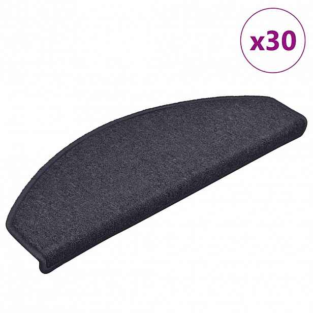 vidaXL Samolepicí schodové rohože 30 ks 65 x 24 x 4 cm Non-Slip