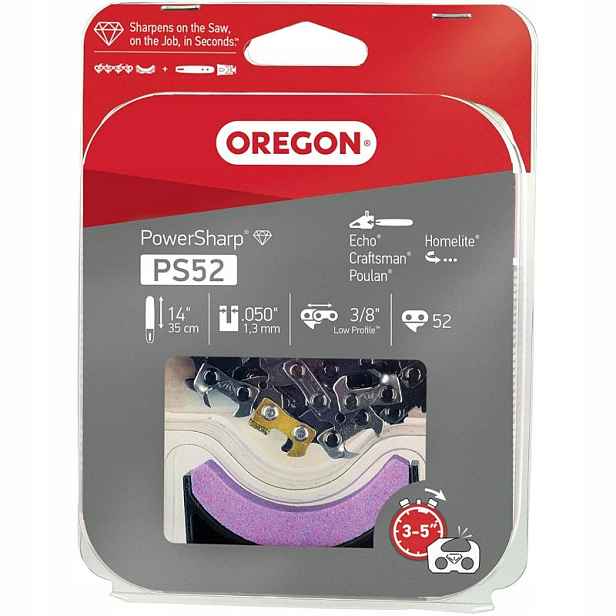 Pilový řetěz Oregon PowerSharp PS52E 52 článků 3/8”NP 1, 3 mm