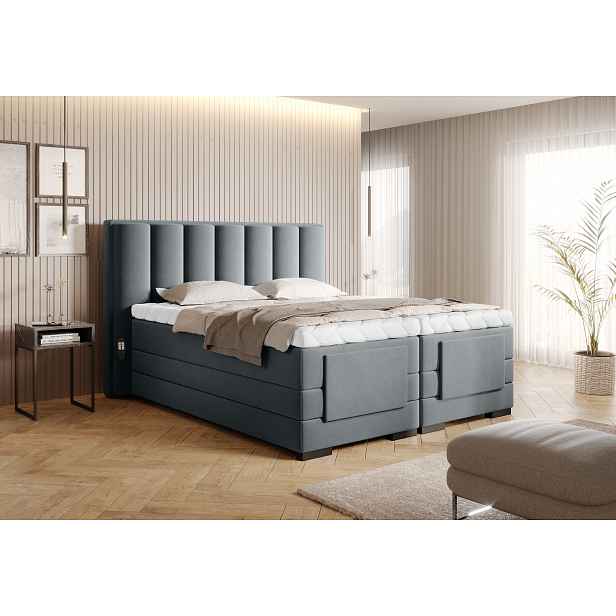 Boxspring Veros Rozměr: 140 x 200 cm, látka: Velvetmat 4