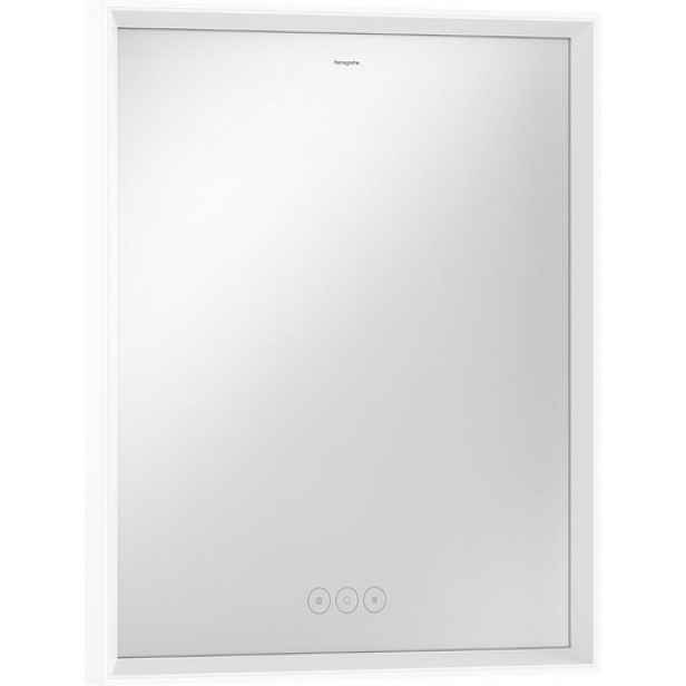 Led zrcadlo s dotykovým senzorem Hansgrohe Xarita E 60,6x70,6 cm bílá matná 54988700