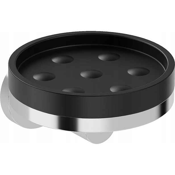 Mexen Triv nástěnná mýdlenka, černá/chrom 70A33055-00B