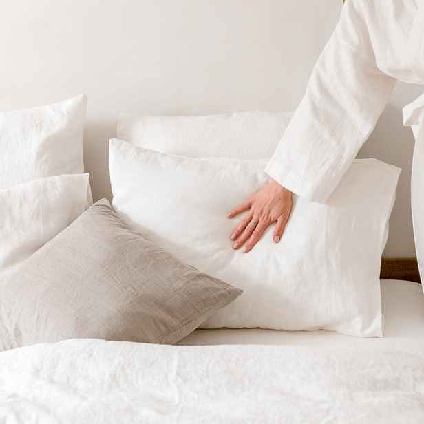 Povlak na polštář s příměsí lnu 50x70 cm – Linen Tales