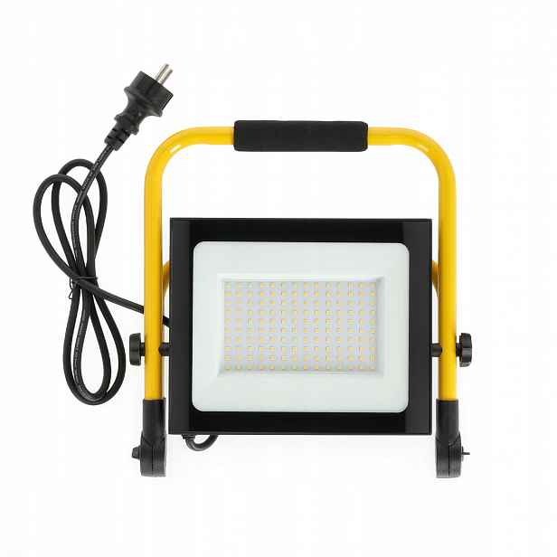 Stavební Led halogen 100W 8500lm reflektor Přenosný kabel se zástrčkou