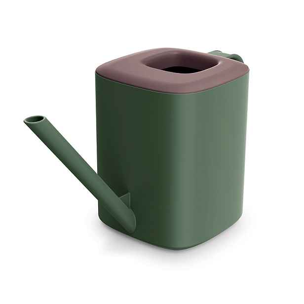 Prosperplast Plastová konvička TUBIOS tmavě zelená/marsala, varianta 1,6 l