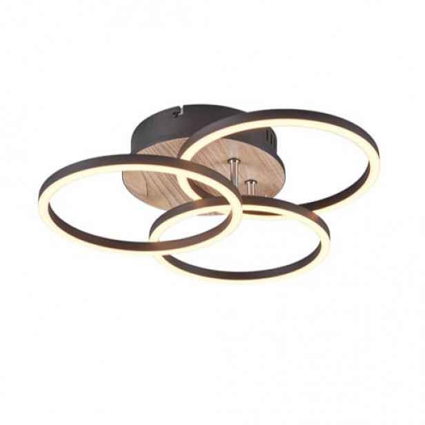 Reality Circle led stropní osvětlení dřevodekor r62823135 RER62823135