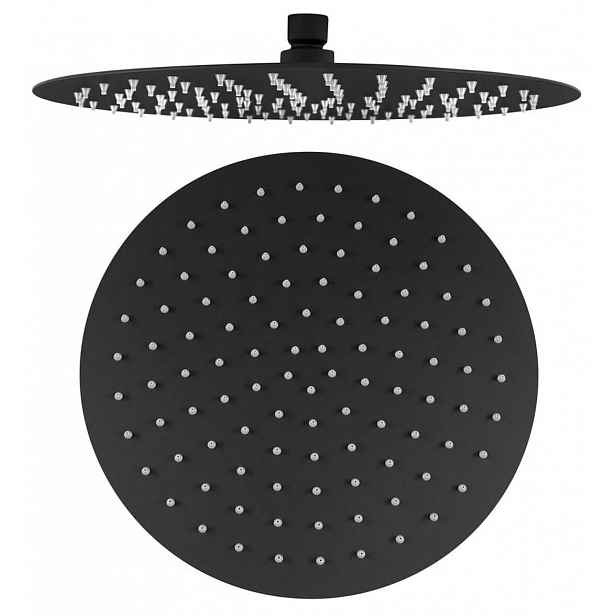 Sapho Slim - Hlavová sprcha, průměr 30 cm, matná černá MS573B