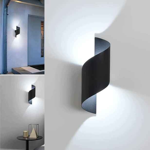 Nástěnná Lampa Nástěnné Led Černá Moderní Chodba Obývací Pokoj 6000K 10W