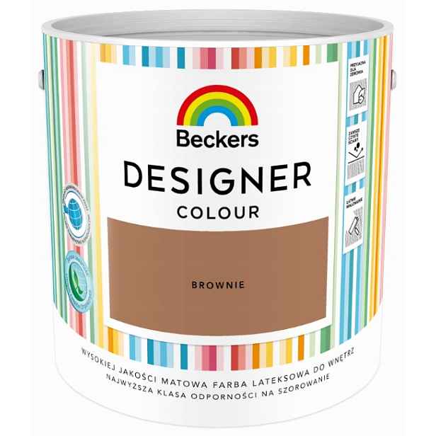 Beckers Designer Colour 2,5L Matná Barva Brownie