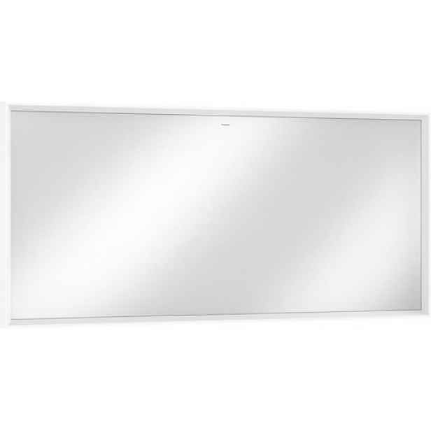 Led zrcadlo s infračerveným senzorem Hansgrohe Xarita E 160,6x70,6 cm bílá matná 54992700