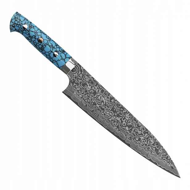 Takeshi Saji Btq R-2 Black Ručně kovaný japonský Nůž šéfkuchaře 21 cm