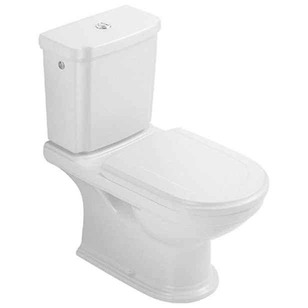 Villeroy & Boch Hommage - Splachovací nádržka, boční napouštění, TitanGlaze, CeramicPlus, alpská bílá 772111R1