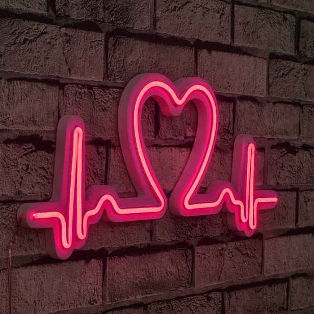 Dekorativní plastové LED osvětlení Love Rhythm - Pink