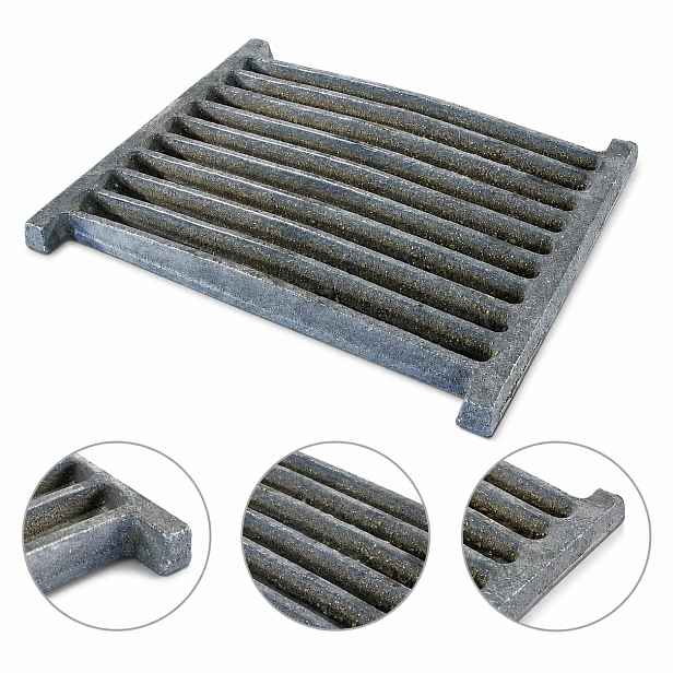 Kuchyňský Litinový Rošt 33x21,5 Č.7 Pro Kuchyně Uhelných Troub Tabulkový