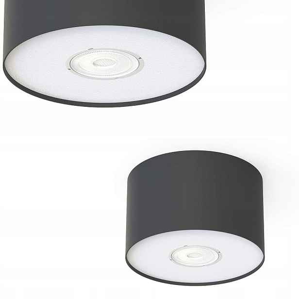 Stropní svítidlo tuba Point Graphite stříbrné na GU10 S 6006 Nowodvorski