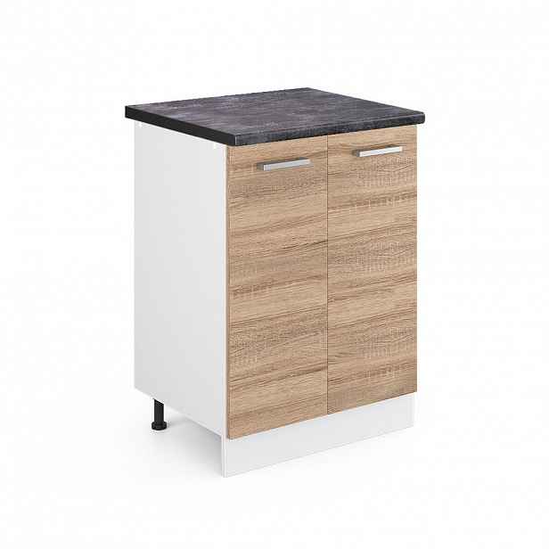 Vicco SPODNÍ SKŘÍŇKA KUCHYŇSKÉ LINKY R-Line Sonoma 60 cm , PD Antracit