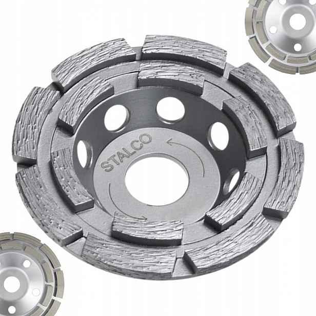 Stalco Diamantový kotouč hrncový 180 mm 2-řadý betonový kámen