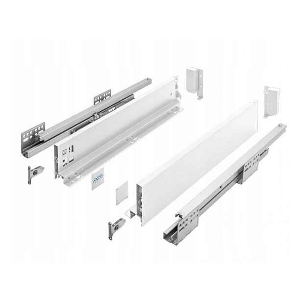 Šuplík Gtv Axis Pro 500C1 nízká bílá L-500 H-168 s tlumením dovírání s plným výsuvem