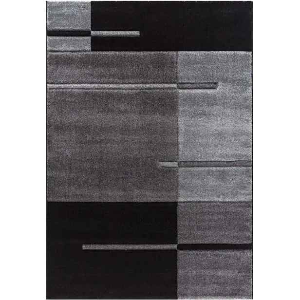 Ayyildiz Kusový koberec Hawaii 1310 – šedá/černá 200x290 cm
