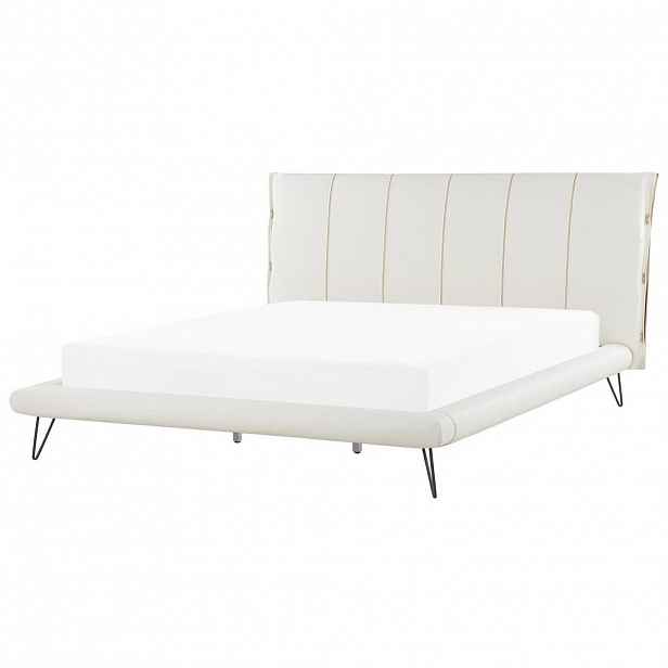 Beliani POSTEL 180/200 cm Krémová Betin