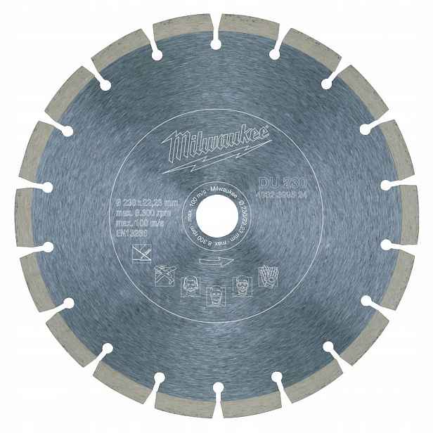 Diamantový Kotouč na Betonu 230 x 22.2 mm Milwaukee
