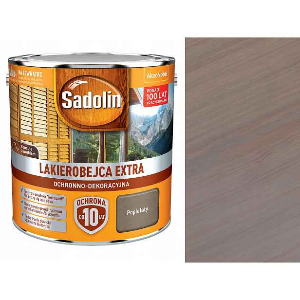 Sadolin Lakovna na dřevo Extra popelavá 2,5 l