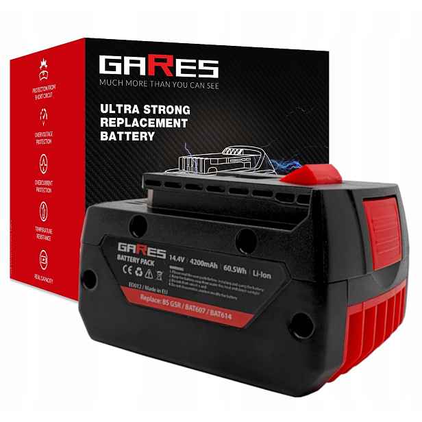 Baterie Akumulátor pro Bosch Gsr 1080-LI 14.4 V-ec Gsb 14.4-2-LI 14,4V 4,2Ah