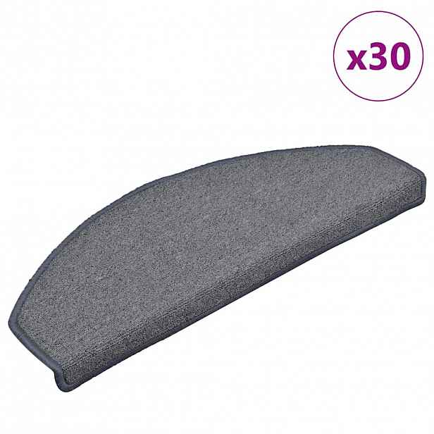 vidaXL Samolepicí schodové rohože 30 ks 65 x 24 x 4 cm Non-Slip