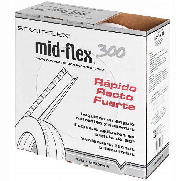 Papírová páska s kompozitní vložkou 15mb Mid-flex s šedými nápisy Usa