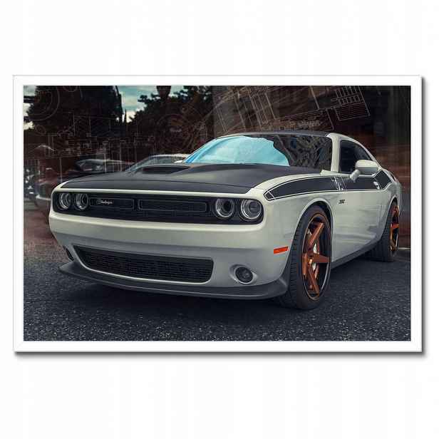 Plakáty v rámu 60x40 Dodge Charger American