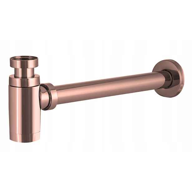 Umyvadlový Sifon Do Koupelny Mosazný Univerzální Měděný Rose Gold