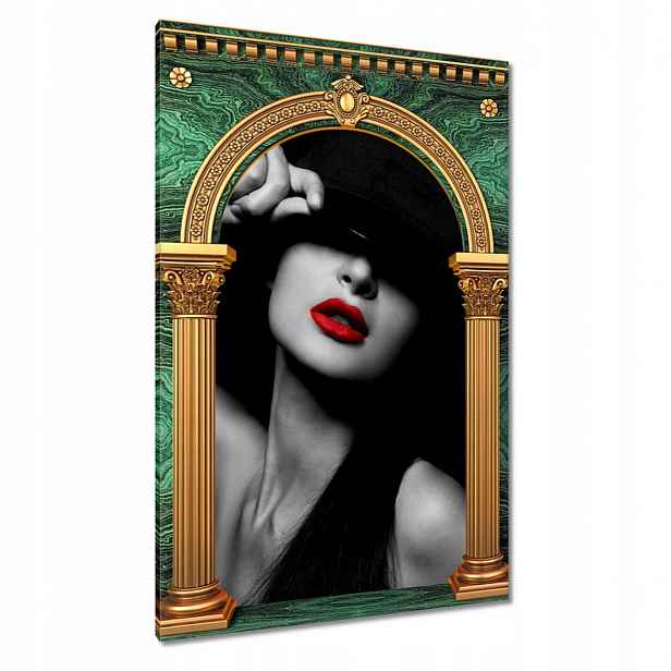 Obrazy 60x90 Červené rty Rtěnka